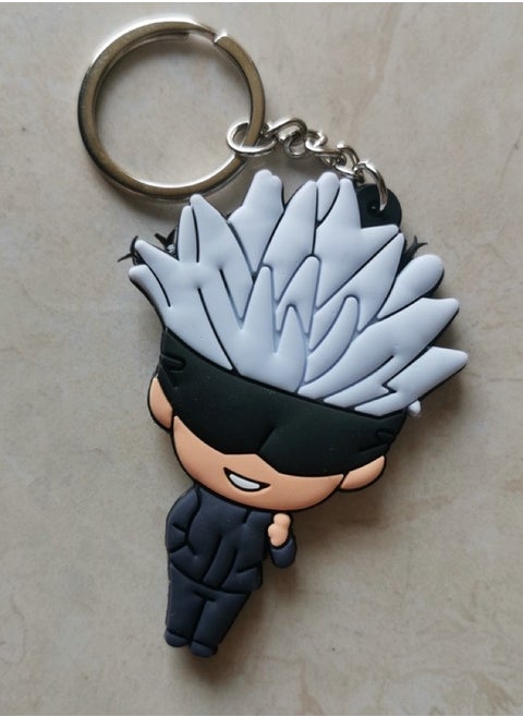 Rubber Keychain - Anime Jujutsu Kaisen Gojo Warrior