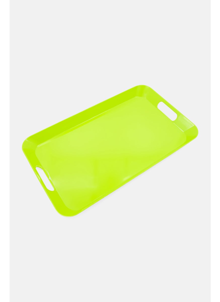 Zak Designs - Rectangular Melamine Serving Tray, Lime Green - Image 1