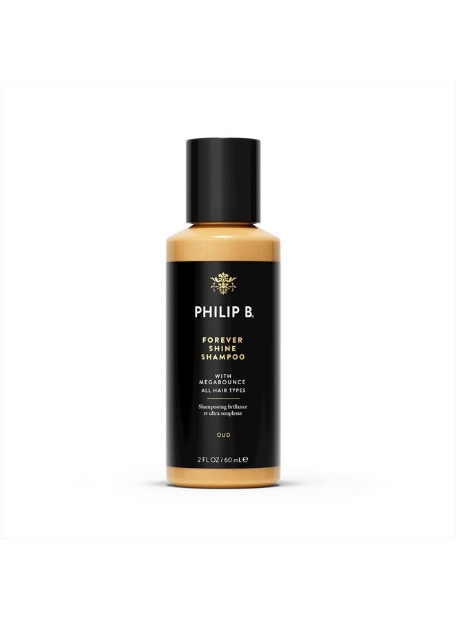 PHILIP B Forever Shine Shampoo 2 oz. (60 ml) | Revives, Defines and De-Frizzes Curls, Uplifting Body and Fullness - Image 1
