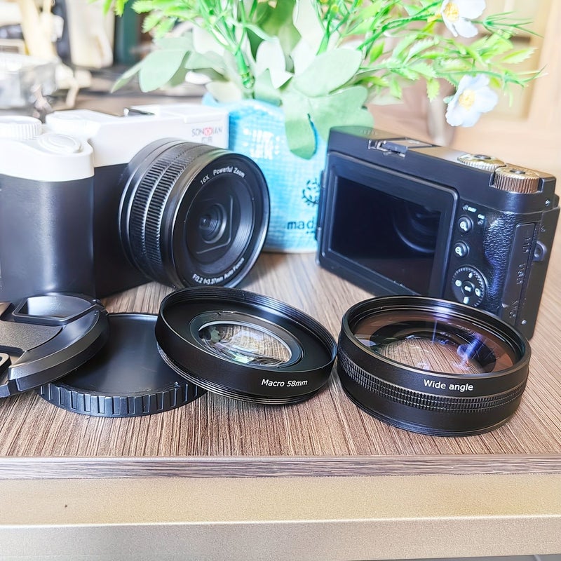 عدسة ماكرو واسعة الزاوية احترافية عالمية لتحويل التكبير بخيط مقاس 49 مم لكاميرات DSLR - Image 4