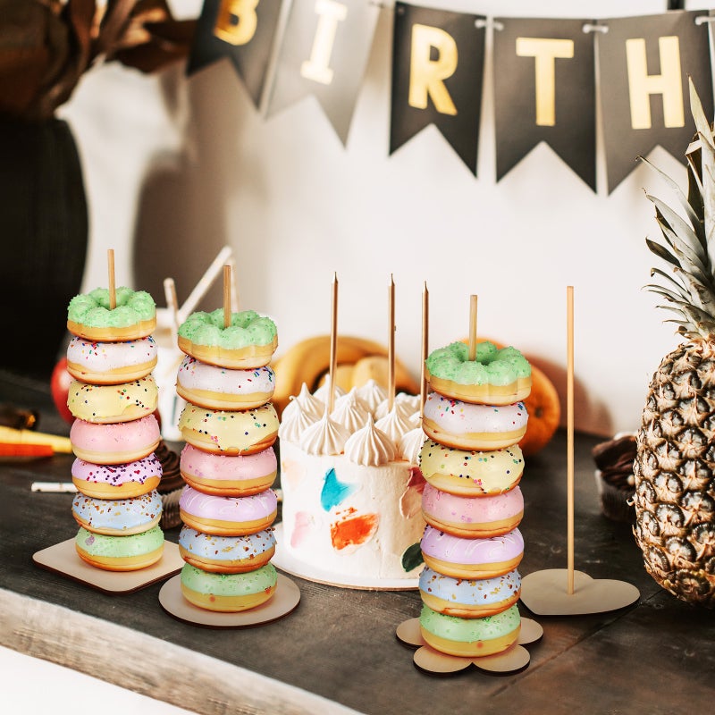 10 pcs Donut Stands Birthday Party Dessert Stands Holder Doughnut Dessert Stands - Image 4
