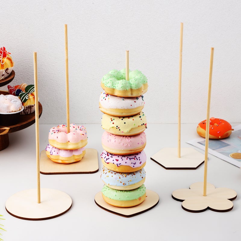 10 pcs Donut Stands Birthday Party Dessert Stands Holder Doughnut Dessert Stands - Image 3