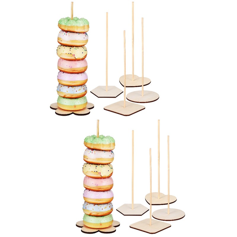 10 pcs Donut Stands Birthday Party Dessert Stands Holder Doughnut Dessert Stands - Image 1