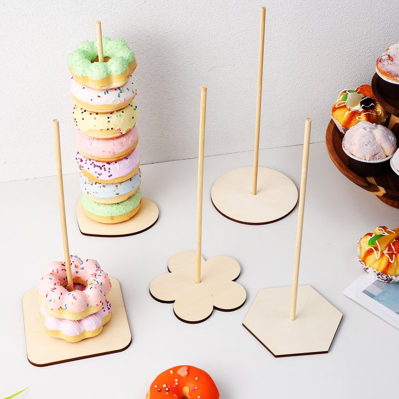 10 pcs Donut Stands Birthday Party Dessert Stands Holder Doughnut Dessert Stands - Image 2