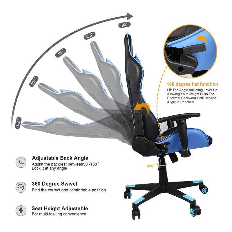6 قطع E-Sports Chair Charchers Chair Chair - Image 4