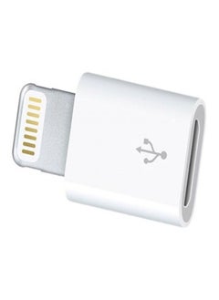 NIBEMINENT Ning To Micro USB Adapter Cable White  - Image 1