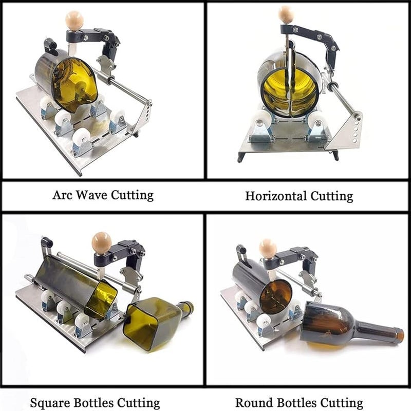 Bottle Cutter Machine Adjustable Glass Cutting Kit For Wind Chimes Goblets - Image 3