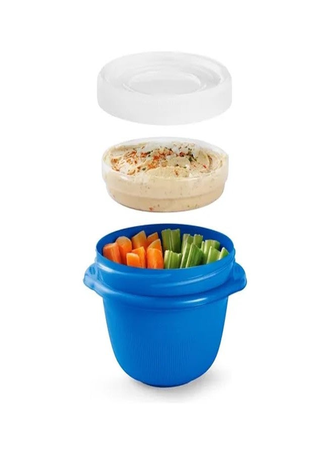 Rubbermaid TakeAlongs Snacking Food Storage Containers, 2 Cups Size - 3 Lids, Trays, and Containers 7S87 (Assortment May Vary) - Image 4