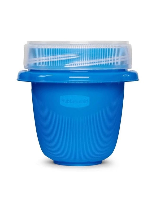 Rubbermaid TakeAlongs Snacking Food Storage Containers, 2 Cups Size - 3 Lids, Trays, and Containers 7S87 (Assortment May Vary) - Image 2