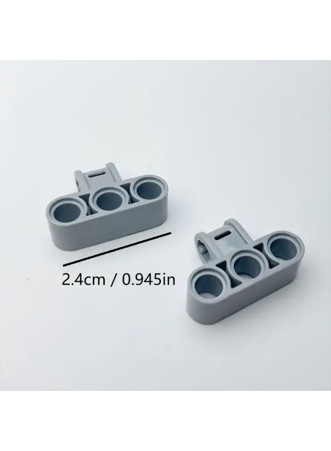 100pcs Building Block Connector Shaft Sleeve Set Educational Toy ABS Compatible With Storage - Image 2