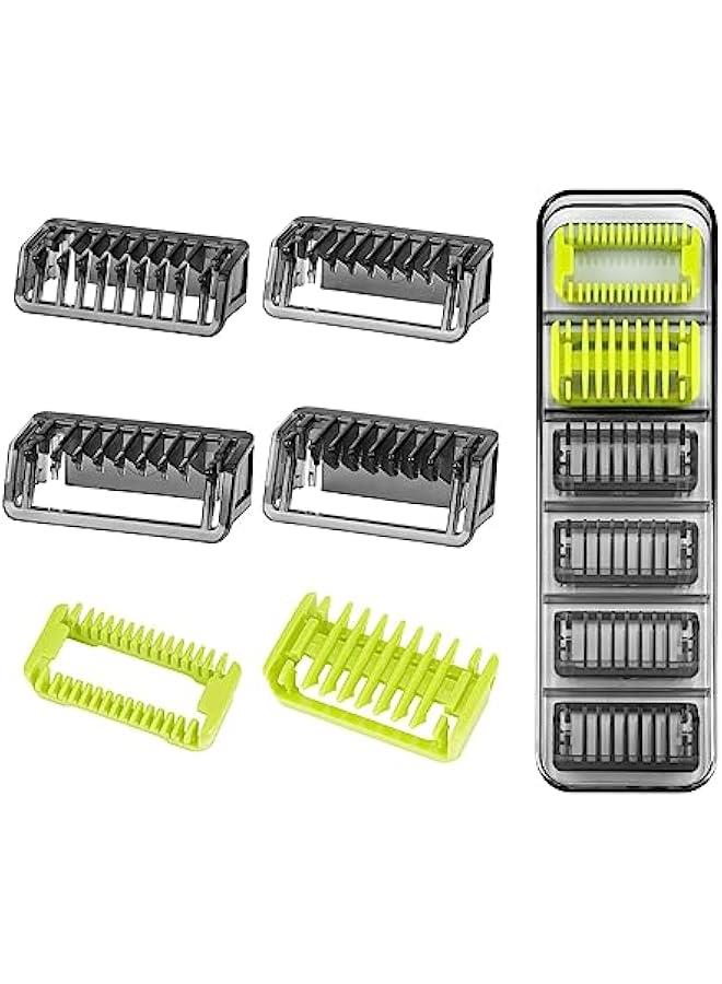 BWSJ Travelfriendly Guards and Trimmer Comb Set for  Blade Razor Perfect Fit for QP2520 QP2530 QP2620 QP2630 QP6510 QP6520 Includes Storage Case and PC Material 7 - Image 1