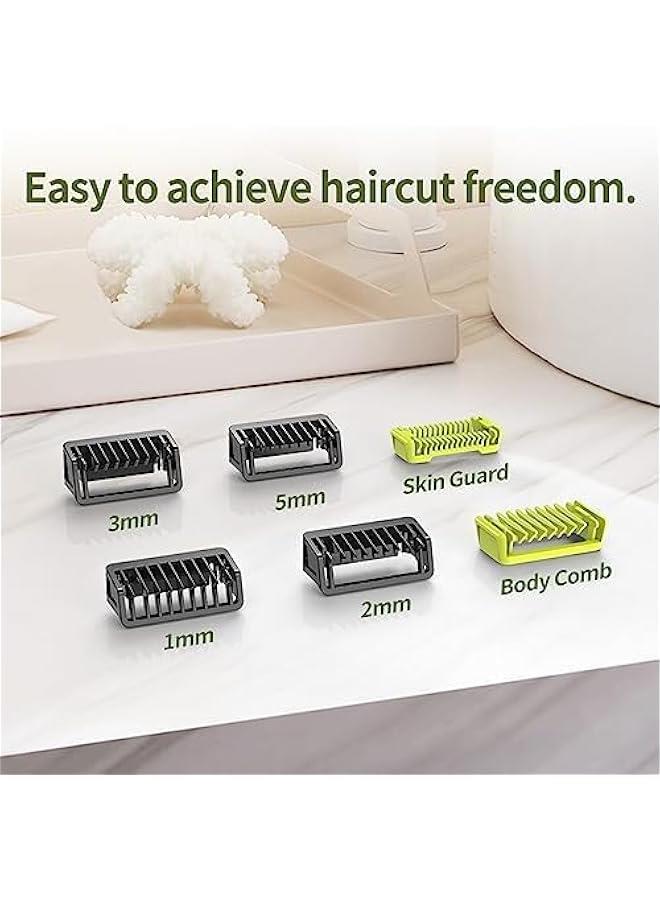 BWSJ Travelfriendly Guards and Trimmer Comb Set for  Blade Razor Perfect Fit for QP2520 QP2530 QP2620 QP2630 QP6510 QP6520 Includes Storage Case and PC Material 7 - Image 2