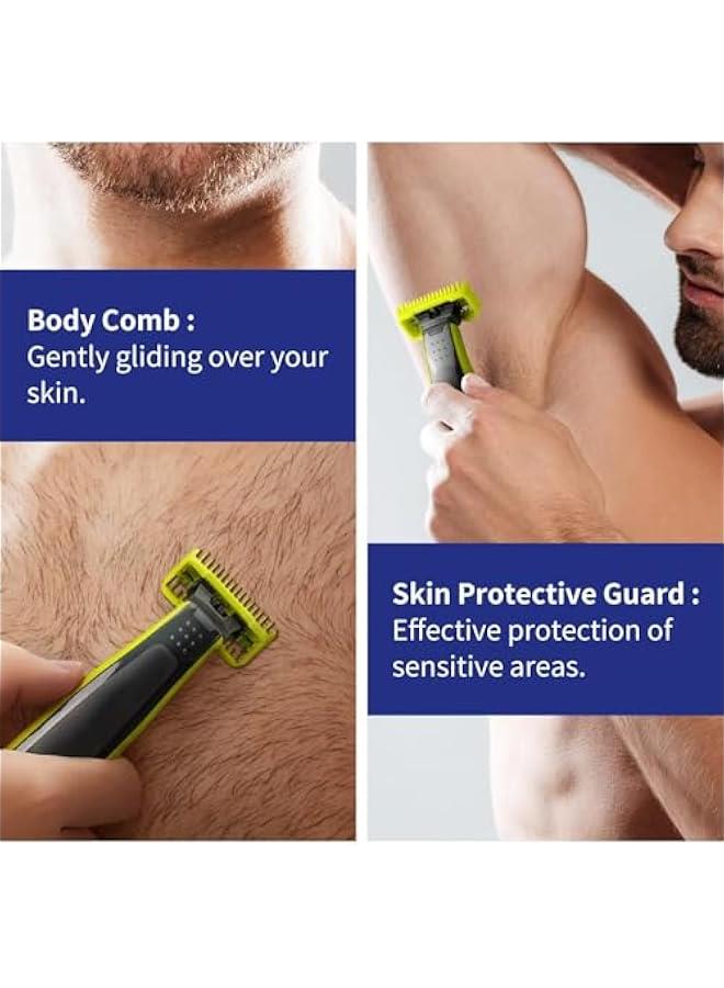 BWSJ Travelfriendly Guards and Trimmer Comb Set for  Blade Razor Perfect Fit for QP2520 QP2530 QP2620 QP2630 QP6510 QP6520 Includes Storage Case and PC Material 7 - Image 4