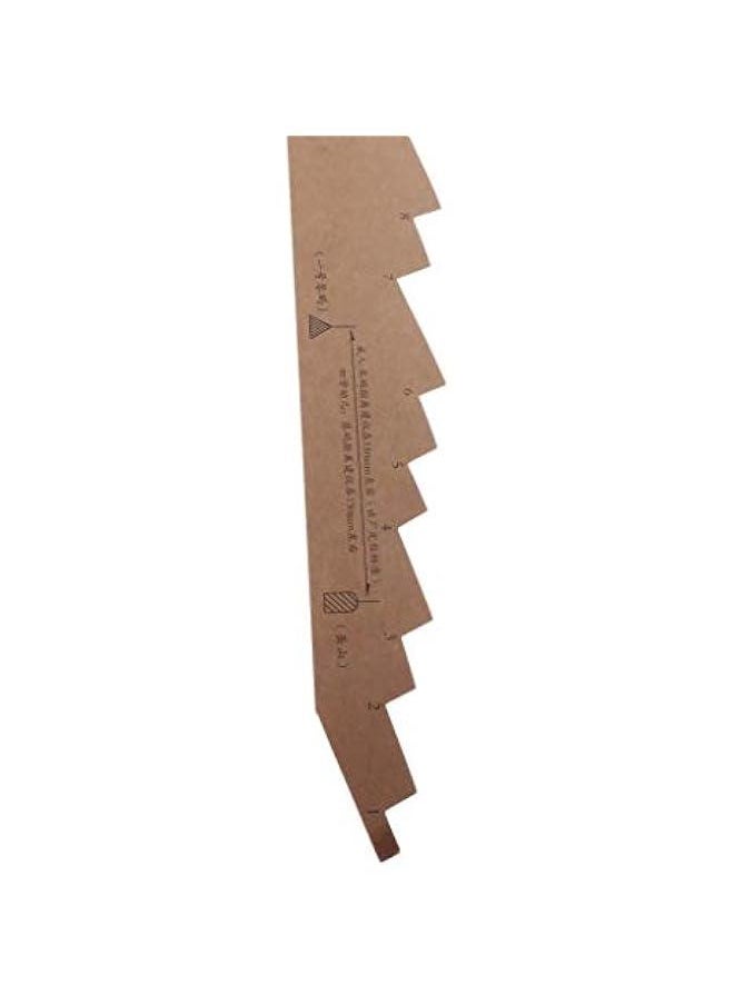 OCTOBER - 87.5cm Guzheng Bridge Position Schematic Diagram For Practice Learners - Image 1