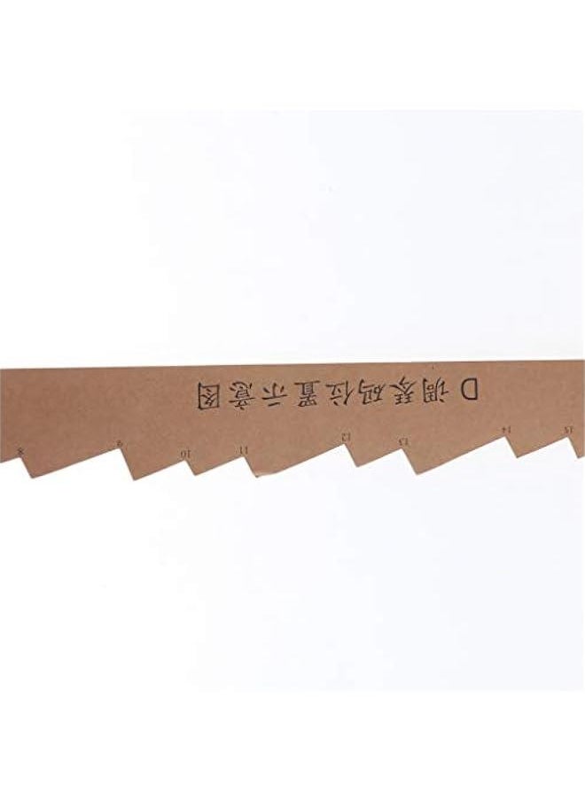 OCTOBER - 87.5cm Guzheng Bridge Position Schematic Diagram For Practice Learners - Image 1