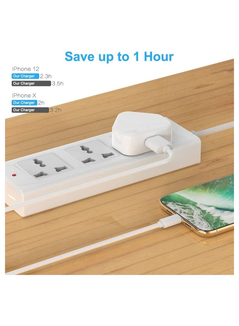 Iphone Charger Plug and 1.5M Cable Compatible for IPhone 8, 8 Plus, 5S, 6, 6S, 6 Plus, 6S Plus, 7, 7 Plus, XS, X, XS Max, Iphone 11,12, IPod - Image 3