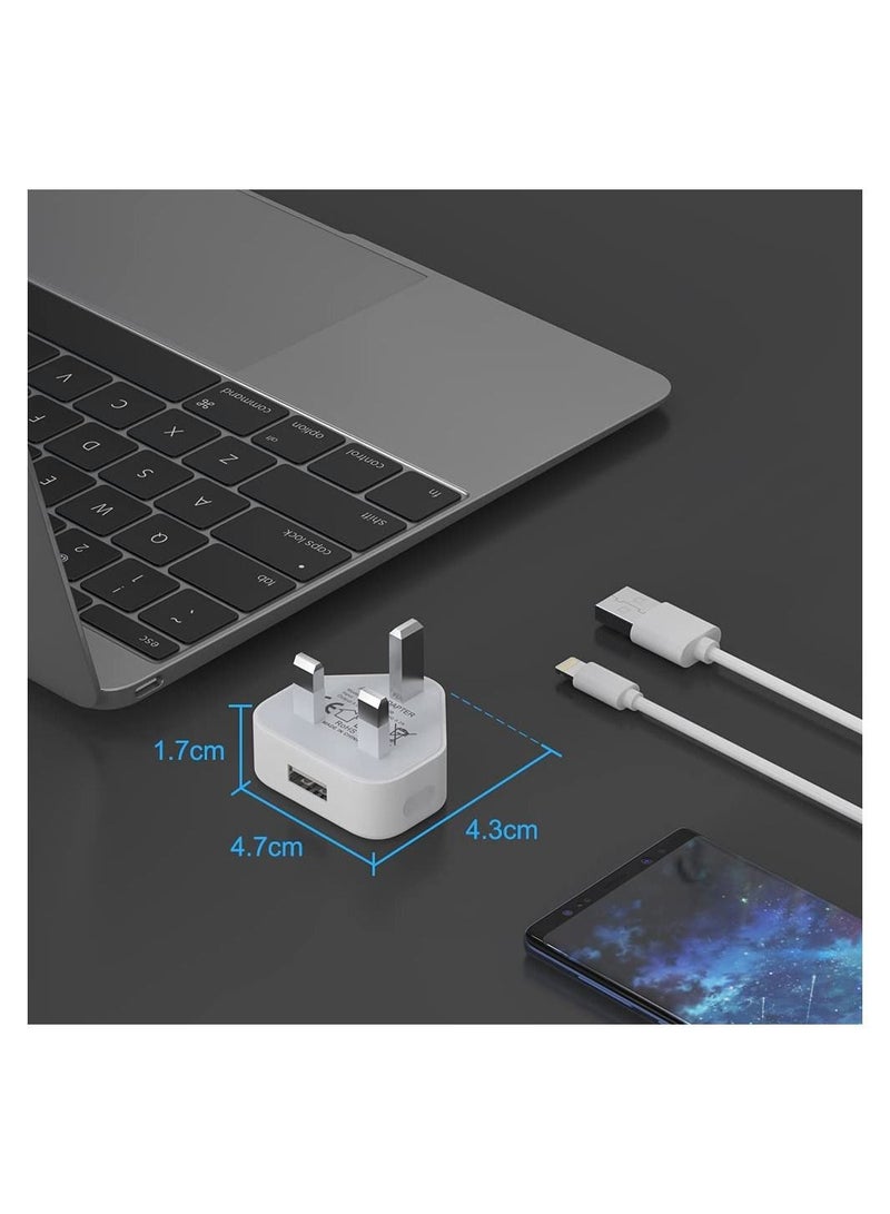 Iphone Charger Plug and 1.5M Cable Compatible for IPhone 8, 8 Plus, 5S, 6, 6S, 6 Plus, 6S Plus, 7, 7 Plus, XS, X, XS Max, Iphone 11,12, IPod - Image 2