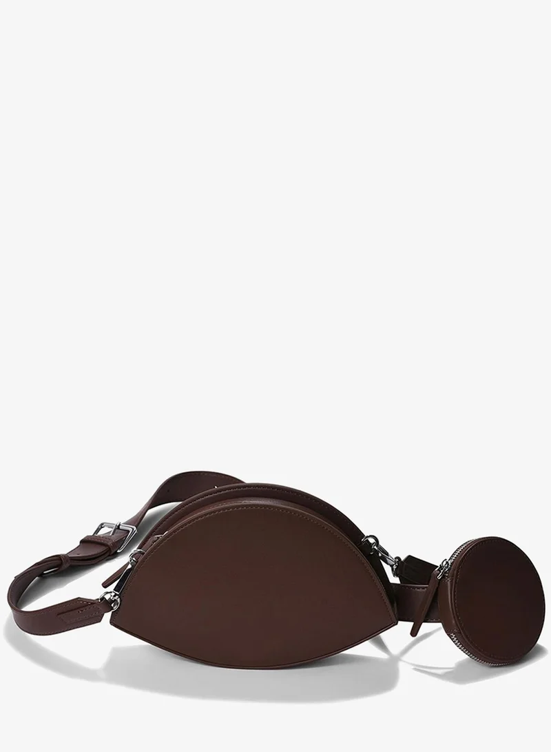 Haute Sauce Lana Brown Cross Body Bag