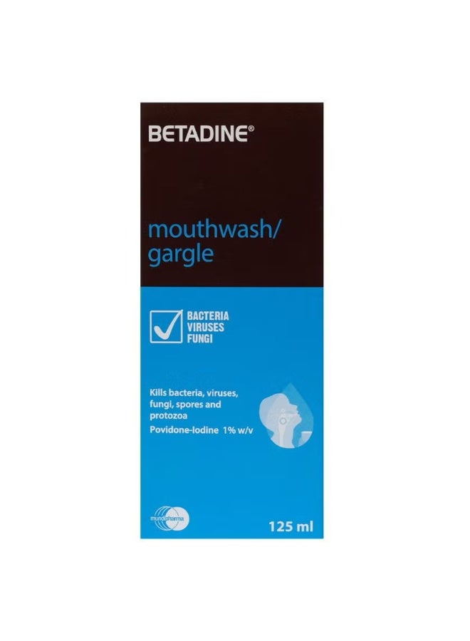 BETADINE MOUTH WASH 125ML