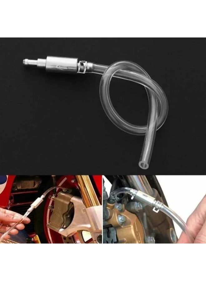 Transparent Hydraulic Clutch Brake Bleeder One Way Valve Tube Adapter Kit - Image 3
