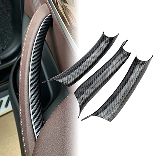 GEATaaT Door Pull Handle Covers Compatible with BMW X5 Series F15/F85 2014-2018, BMW X6 Series F16/F86 2015-2018(3PCS)(Carbon Fiber) - Image 1