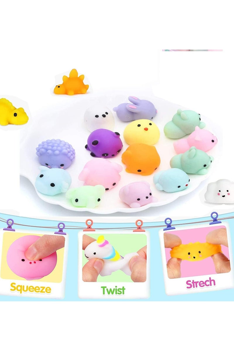 Halamodo مجموعة من 36 لعبة حيوانات صغيرة مضغوطة – ألعاب مساعدة للاسترخاء وتقليل التوتر - Image 2