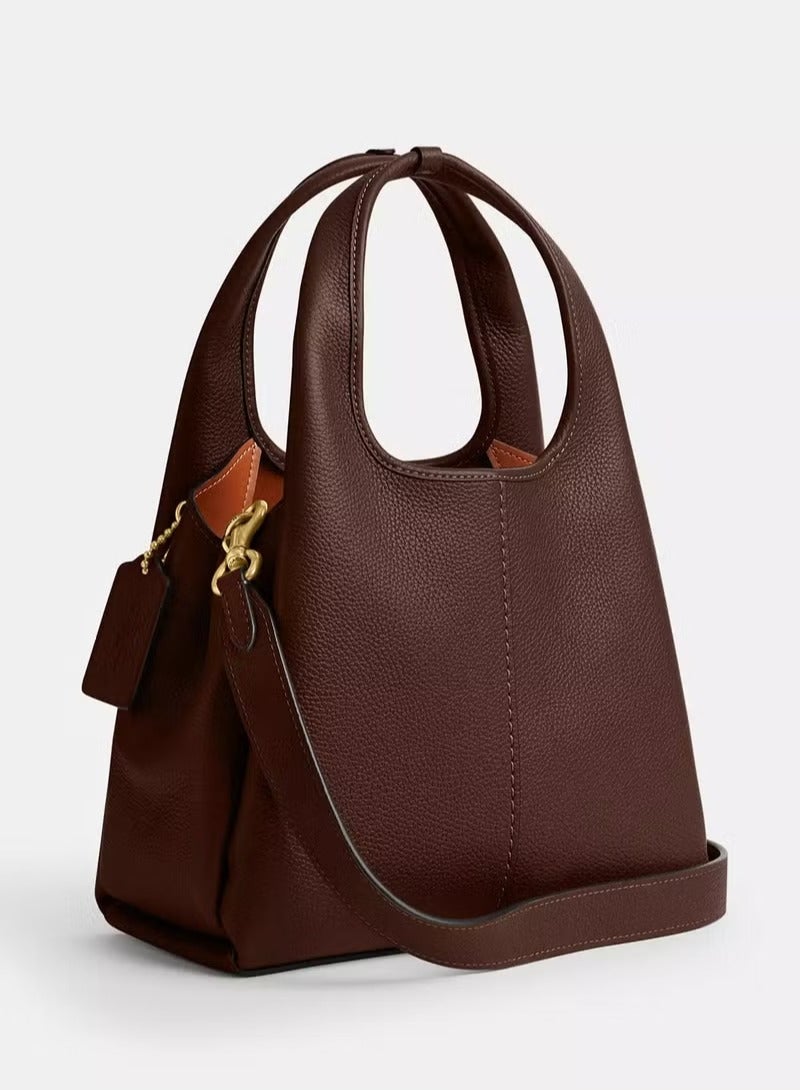 كوتش اوت ليت حقيبة كتف كوتش لانا النسائية ٢٣، حقيبة توت نسائية، حقيبة يد نسائية، حقيبة سفر نسائية، نحاسي/قيقبي - Image 3