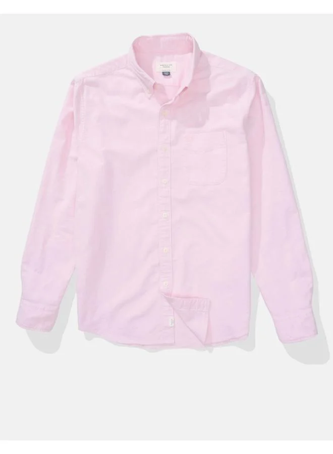 American Eagle Pocket Detail Button Down Shirt