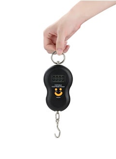 LAWAZIM Black Electronic Scale | Scale, Portable 200 Kg / 400 Lb Heavy Duty Digital Scales Lcd Display With Backlight For Home Farm Market Fishing Hunting  - Image 3