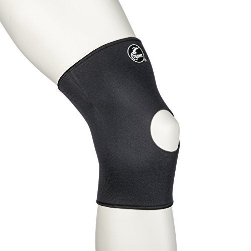 Cramer Basic Neoprene Patellar Support Compression Sleeve, Best Knee Support For Running, Sports Brace for Knees, Compression Leg Sleeves for ACL & MCL Strain or Pain, Runner's Knee Cap, Black, Medium - Image 5