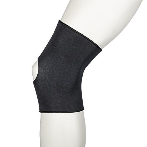 Cramer Basic Neoprene Patellar Support Compression Sleeve, Best Knee Support For Running, Sports Brace for Knees, Compression Leg Sleeves for ACL & MCL Strain or Pain, Runner's Knee Cap, Black, Medium - Image 2