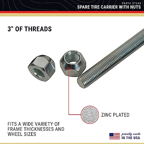 CE Smith - U-Bolt Spare Tire Carrier - Durable Zinc-Plated Boat Accessories - 8-3/4" (27200) - Image 3