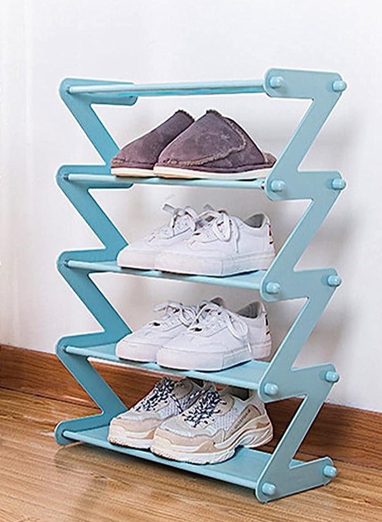 Generic Plastic Metal Shoe Organizer Zigzag 5 Levels  - Image 4