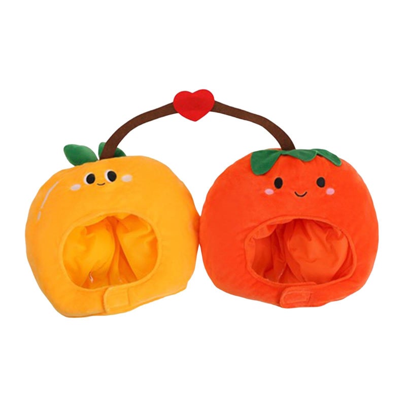 Orange Cartoon Fruit Headband Hat Halloween Costume Prop Funny Lightweight - Image 2