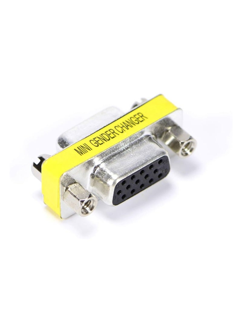 Generic VGA Mini Gender Changer Female to Female Adaptor Convertor  - Image 1