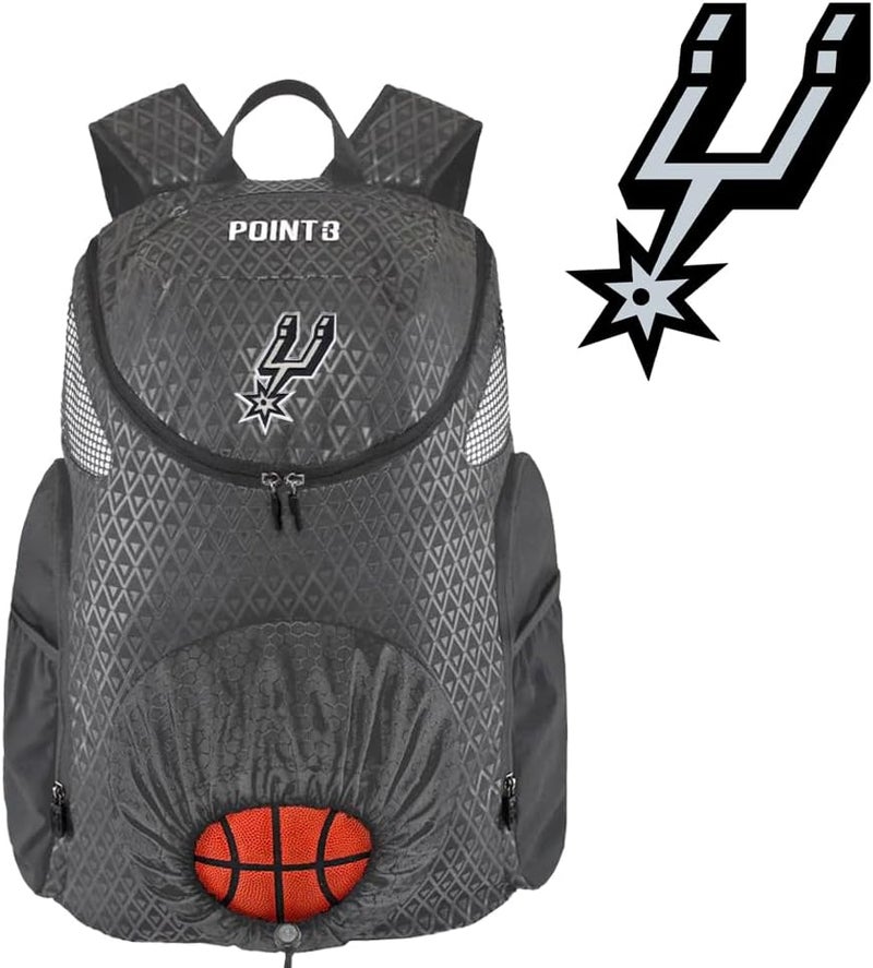 Point 3 Road Trip 2.0 Backpack Basketball Backpack with Drawstrong Closure | Ventilated Mesh Shoe Pocket Compartment - Image 1