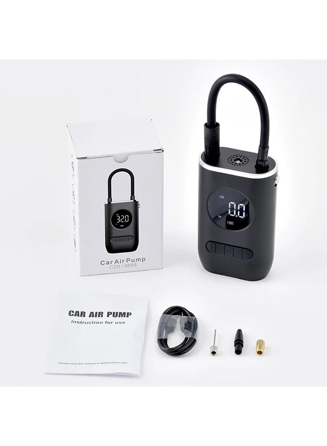 منفاخ ومضخة هواء محمولة لاسلكية يعمل بدون وصلات وايرلس 70 واط / CZK-3686 - Image 2