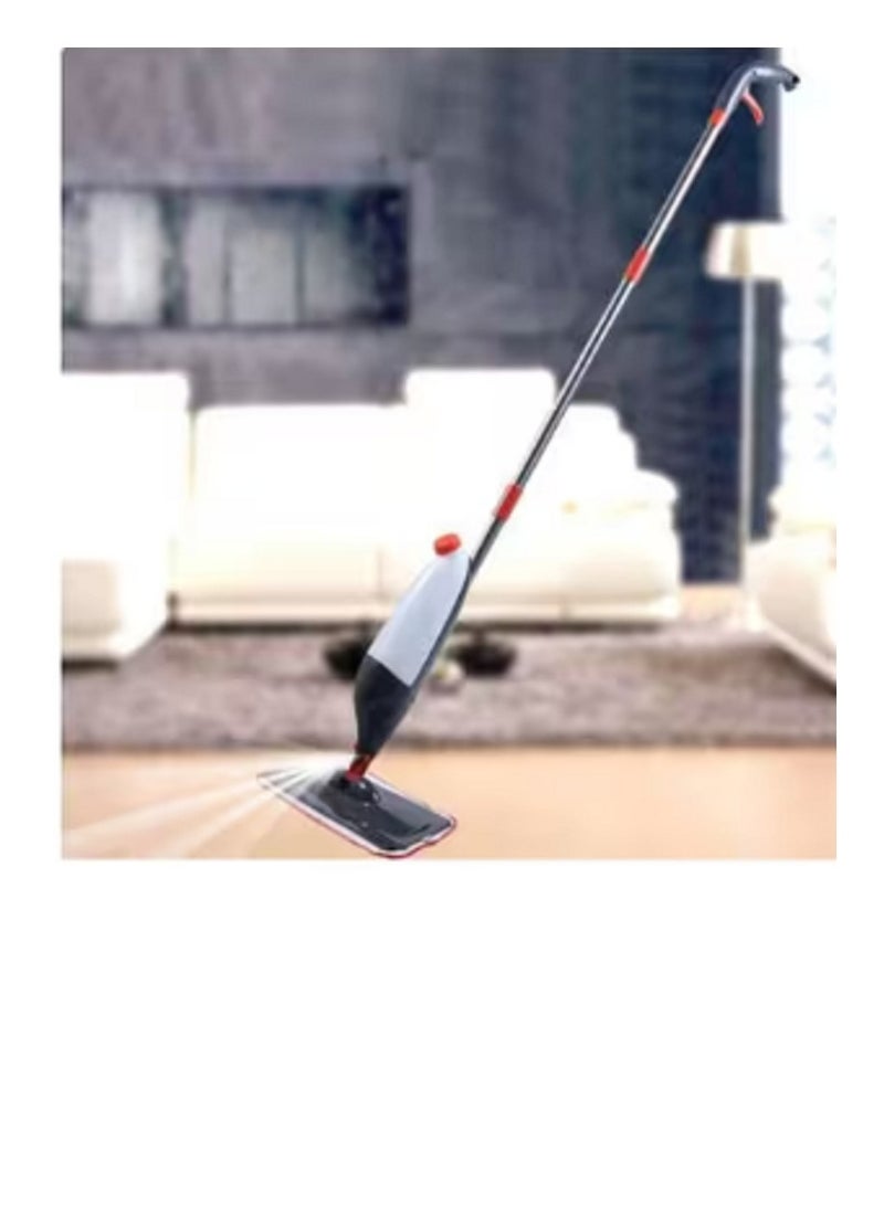 Spray Mop With Microfiber Cleaning Cloth White/Black/Silver - Image 2