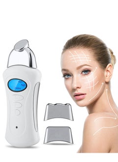 Face Massager Facial Lifting Skin Microcurrent Tightening Reduce Wrinkle Galvanic Spa Body Care Home Use Beauty Device Tool (White)