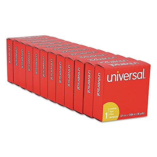 UNIVERSAL شريط لاصق غير مرئي [مجموعة من 5] الحجم: 1296" ارتفاع × 0.75" عرض × 1.1" عمق - Image 2