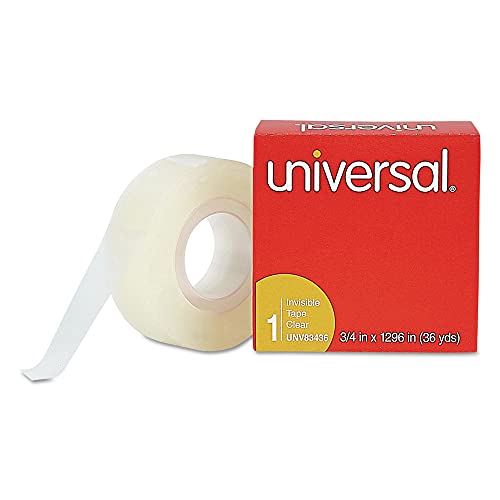 UNIVERSAL شريط لاصق غير مرئي [مجموعة من 5] الحجم: 1296" ارتفاع × 0.75" عرض × 1.1" عمق - Image 3