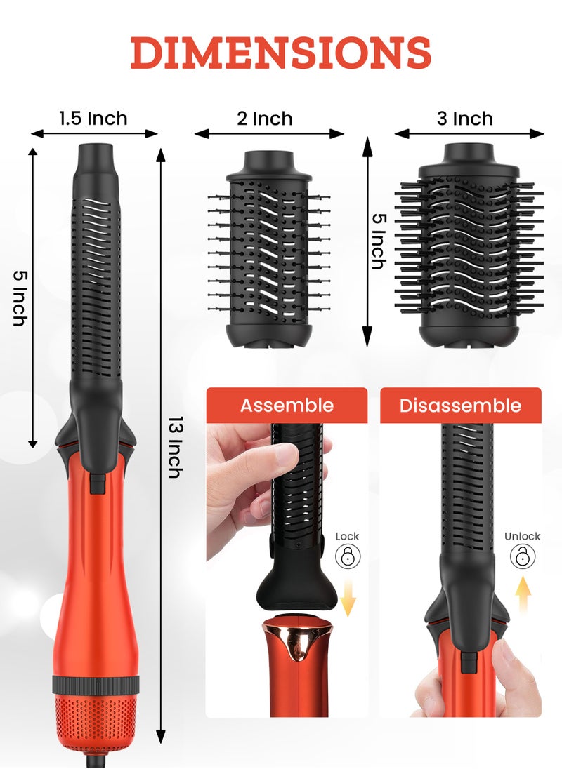 Couture Hair Pro 3 In 1 Interchangeable Hot Air Brush Set - Canadian Engineering  - Image 2