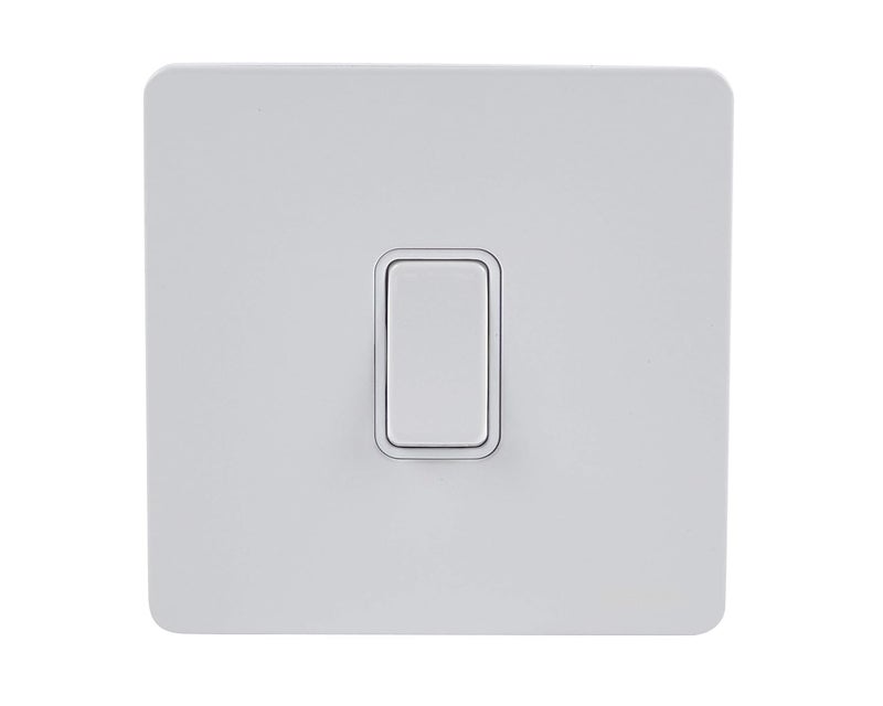 Schneider Electric Ultimate Screwless Flat Plate Light Switch - Image 1