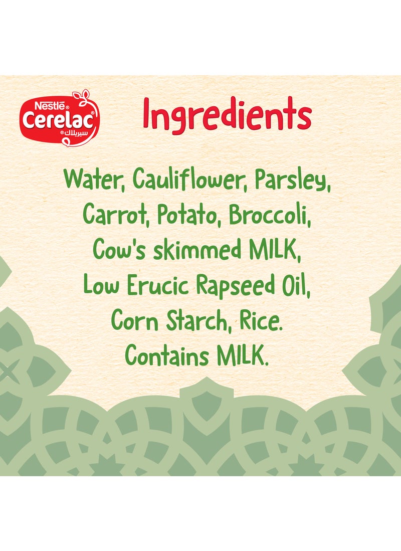 Cerelac Cauliflower Broccoli & Parsley Vegetable Puree with Milk Toddler Food (36m+) 250gm - Image 5