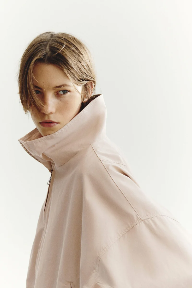 H&M  Oversized bubble-hem jacket for Women | Best Price UAE