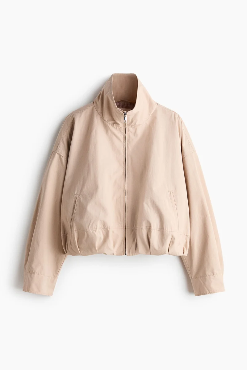 H&M  Oversized bubble-hem jacket for Women | Best Price UAE