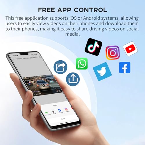 M CARKUMI Largest 11.5" Portable Carplay Screen for Car, 4K Wireless Car Play & Android Auto, Upgrade Touchscreen with Dash Cam, App Control/Loop Recording/Backup Camera/Mirror Link/GPS/FM for All Vehicles - Image 3