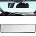 LHDOS Car Rearview Mirrors 1126 Inch HD Wide Angle Mirror to Reduce Blind Spot Anti Glare ClipOn Panoramic Rearview Mirror Interior Wide Viewing Range Universal for Cars SUVs Vehicles - Image 2