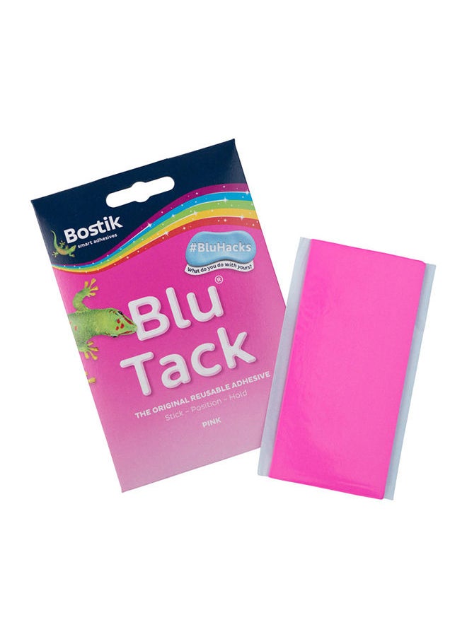 Bostik Bostik Blu Tack Pink, Multipurpose Reusable Adhesive, Clean, Safe & Easy to Use, Non-Toxic, 60g  - Image 2