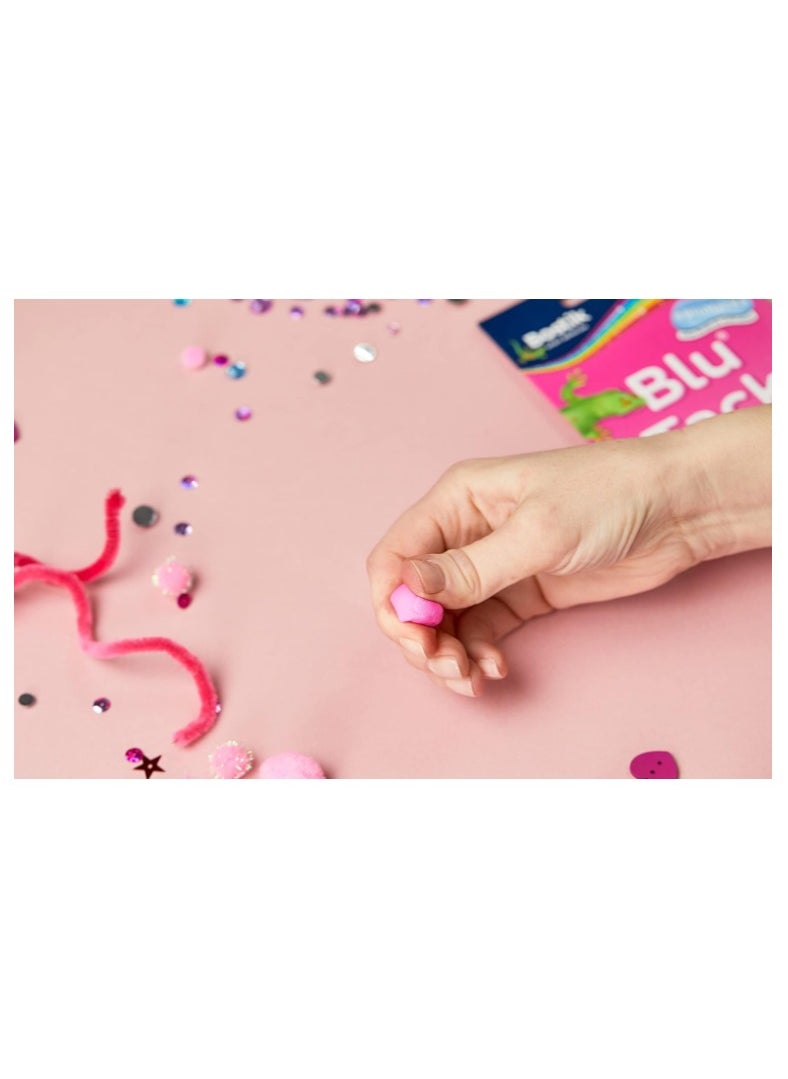 Bostik Bostik Blu Tack Pink, Multipurpose Reusable Adhesive, Clean, Safe & Easy to Use, Non-Toxic, 60g  - Image 5